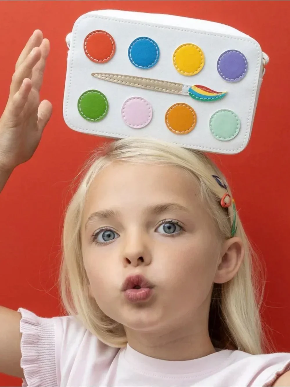 Mimi & Lula Rainbow Paint Palette Crossbody Bag